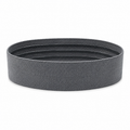 Loop-Band Stoff Grau mittlere Stärke 76x8 cm