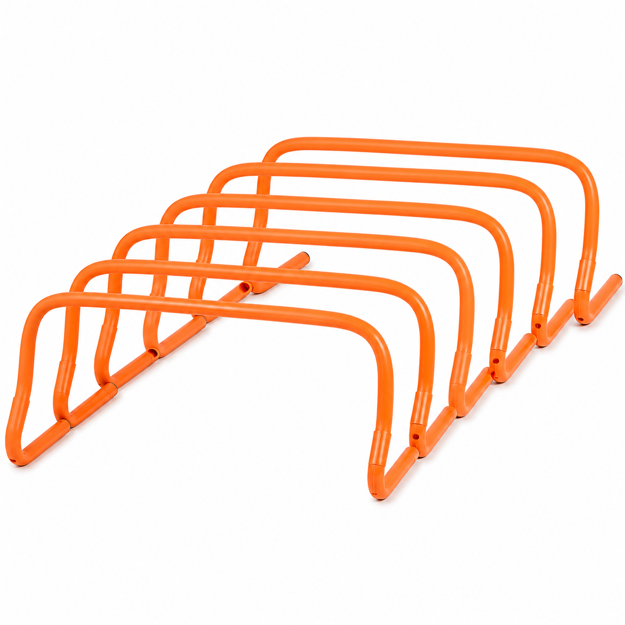 Agility-Hürden-Set Orange 15 cm 6-teilig