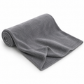 Sporthandtuch Mikrofaser Grau 100x50 cm